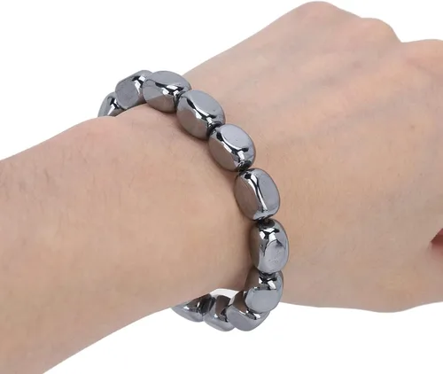Miniatura 2 de Terahertz - Collar de piedra de energía, de moda, con cuentas naturales elásticas sueltas, para mujeres y hombres