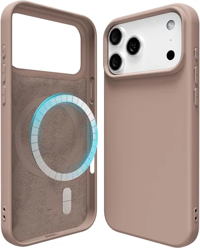 Miniatura 67 de oakxco Funda de silicona para iPhone 12 Pro Max, magnética, compatible con carga inalámbrica Magsafe, cubierta protectora de goma suave y delgada