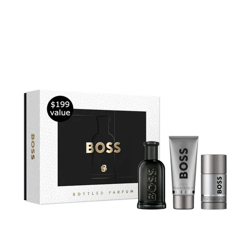 Miniatura 10 de Hugo Boss Perfume embotellado - Colonia Woody Ambery para hombre - Con notas de cuero, Orris y madera - Fragancia de larga duración