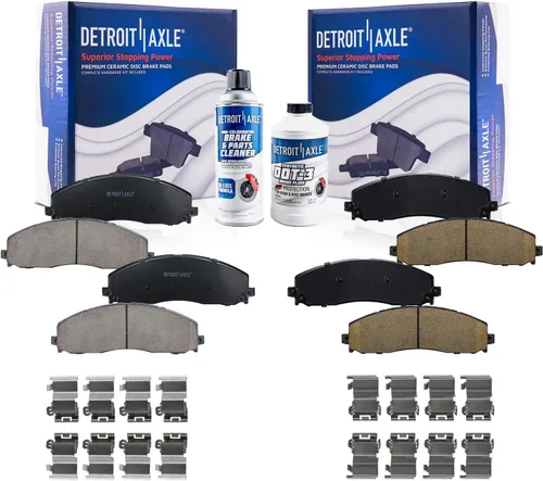 Miniatura 51 de Detroit Axle - Pastillas de freno traseras para Kia Sportage 2017-2022, Hyundai Tucson 2016-2021, pastillas de freno de cerámica 2018 2019 2020