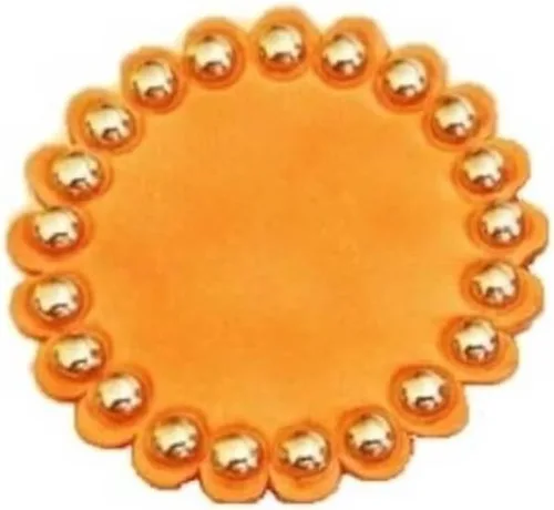 Miniatura 2 de Juego de 2 piezas Roseta de cuero Conchos 1 1/2″ con manchas
