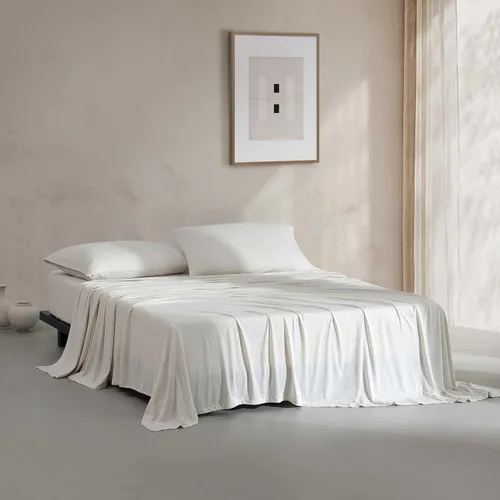 Miniatura 18 de Calvin Klein - Juego de sábanas de tamaño individual, ropa de cama de mezcla de algodón naturalmente suave - Sábanas con funda de almohada a juego