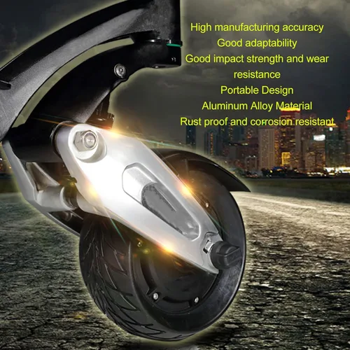 Miniatura 5 de Alomejor Cerradura de scooter eléctrico, palanca de liberación rápida, abrazadera resistente con llave hexagonal, cerradura de seguridad