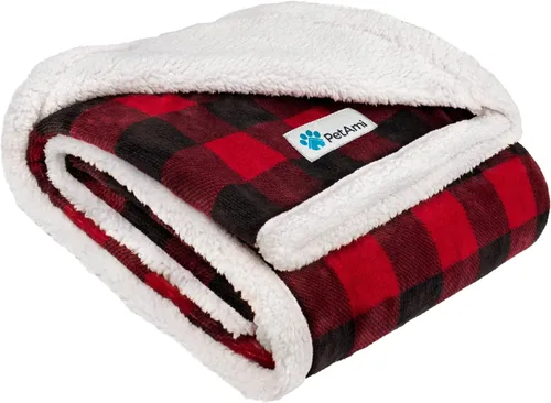 Miniatura 24 de PetAmi Manta para perros pequeños y medianos, manta de cama para mascotas, gatos, cachorros, gatitos, funda de vellón para muebles, protector