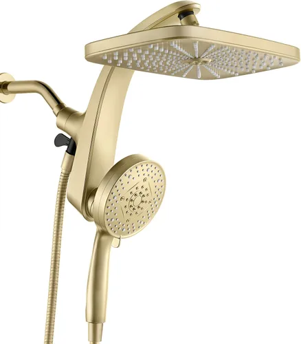 Miniatura 11 de BOZYBO Rain Shower Head with Handheld: High Pressure Shower Heads with Handheld Spray Combo, 12" Rainfall Shower Head and 9 Sprays Hand Showerheads