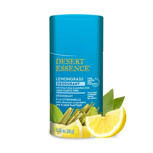 Miniatura 10 de Desert Essence Lavendar Desodorante de árbol de té – 100% libre de plástico, protección natural del olor – Sin aluminio ni parabenos con árbol de té