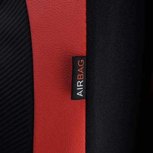 Miniatura 6 de Fundas para asientos de coche Flying Banner, protectoras, impermeables, de cuero sintético con fibra de carbono para asientos delanteros y traseros