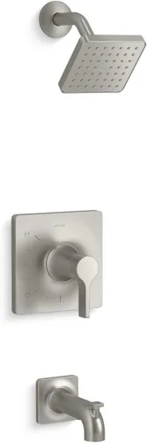Miniatura 4 de KOHLER TS28127-4G-BL Venza Rite-Temp - Kit de molduras para bañera y ducha, 1.75 GPM, negro mate