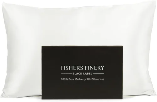 Miniatura 20 de Funda de almohada 100 % de seda pura de morera Fishers Finery de 30 mm (3/16 pulgadas), con calidad certificada por Good Houskeeping