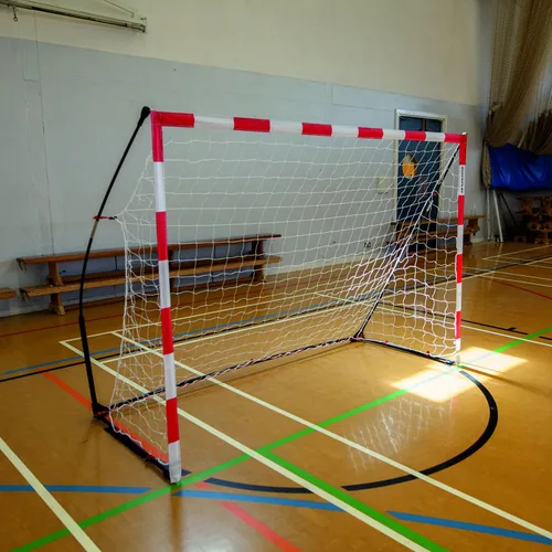 Miniatura 5 de QuickPlay Portería de balonmano portátil con base ponderada basada en la tecnología KICKSTER: configuración rápida