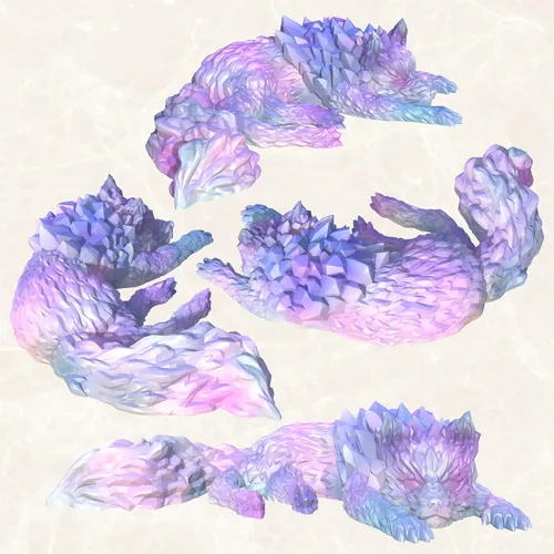 Miniatura 4 de Molde de silicona de resina epoxi 3D de lobo de cristal de hielo para manualidades de azúcar, decoración de pasteles, arcilla polimérica, jardín