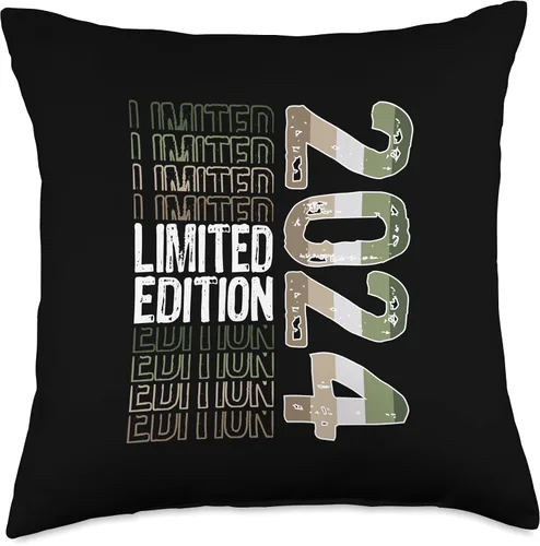 Miniatura 4 de Limited Edition Vintage 2024 Retro Birthday Throw Pillow