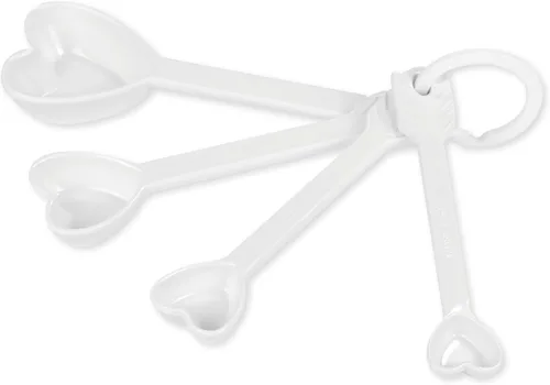 Miniatura 12 de UP ware - Juego de 4 cucharas medidoras de melamina líquida y seca multiusos para el hogar, herramientas esenciales para cocinar y hornear, cucharas