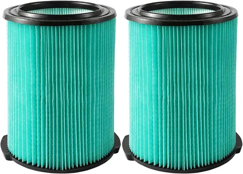 Miniatura 9 de Paquete de 2 filtros VF5000 para aspiradoras húmedas y secas Ridgid de 5-20 galones, paquete de 2 bolsas VF3502 compatibles con aspiradoras húmedas