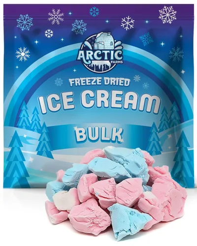 Miniatura 12 de Arctic Farms Trozos de Helado Liofilizado a Granel - No se Derrite (Mantequilla de Maní) (1 libra)