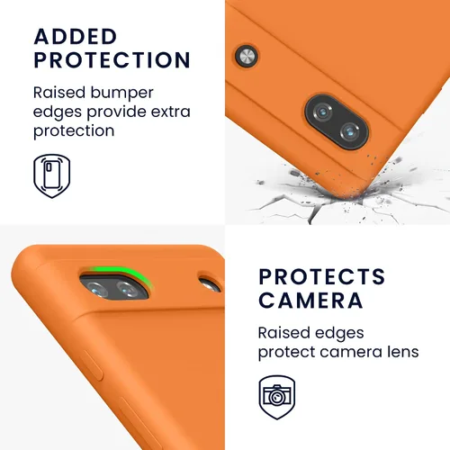 Miniatura 63 de kwmobile Funda Compatible con Google Pixel 6 Pro - Funda de teléfono de silicona TPU con acabado suave - Azul Arrecife