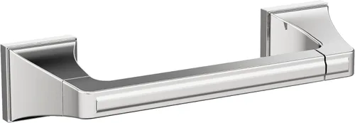 Miniatura 27 de Amerock BH36020G10 Gancho único para bata de níquel cepillado Soporte de toalla de 4-1/4 pulg. (108 mm) de longitud Mulholland Gancho