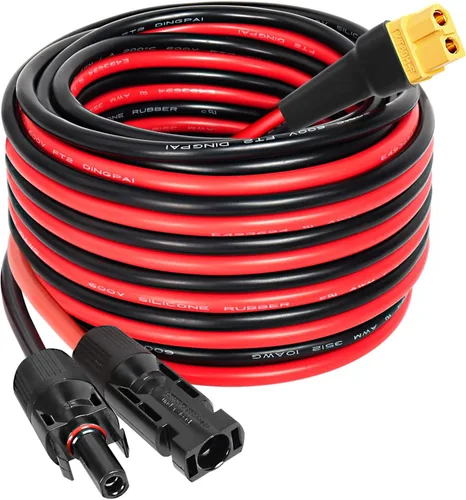 Miniatura 17 de MOOKEERF Cable de extensión solar a XT60 10AWG 20FT conector solar a XT60 Cable adaptador para panel solar a estación de energía portátil Generador