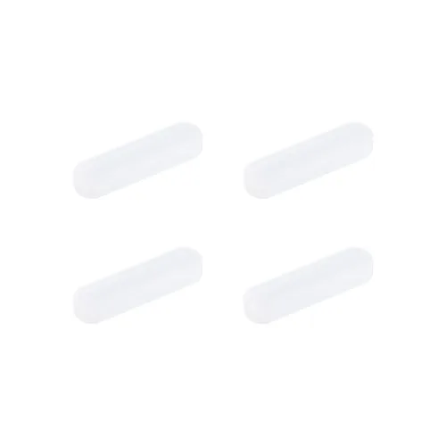 Miniatura 11 de MECCANIXITY Agitador magnético mezclador barra de agitación barra 7 mm (0.28 ") x3mm cilindro forma PTFE recubrimiento imán blanco para laboratorio
