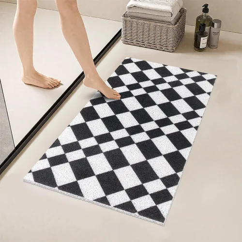 Miniatura 25 de Alfombrilla de Bañera Antideslizante - Alfombrilla de Ducha Antideslizante, Alfombrillas de Bañera de Secado Rápido, Suave Alfombrilla de Masaje