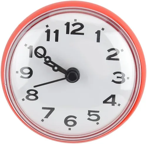 Miniatura 10 de Yosoo Reloj de ducha impermeable con ventosa de cara redonda árabe digital árabe reloj de ducha de baño accesorios de cocina (verde)