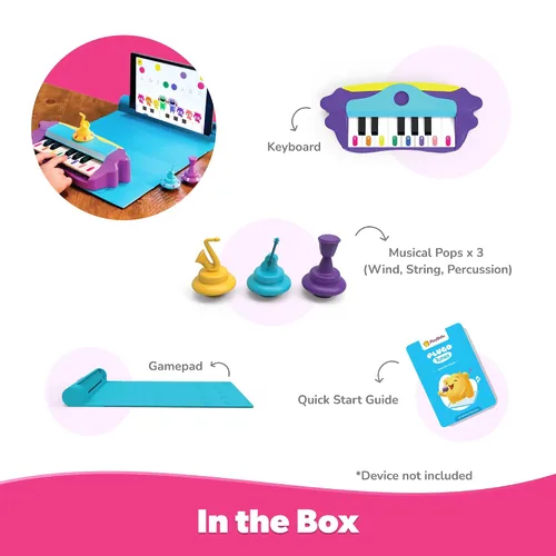 Miniatura 2 de Plugo Tunes de PlayShifu (Kit+App): Kit de inicio de piano interactivo para edades 4-10 Juguetes musicales educativos para la primera infancia