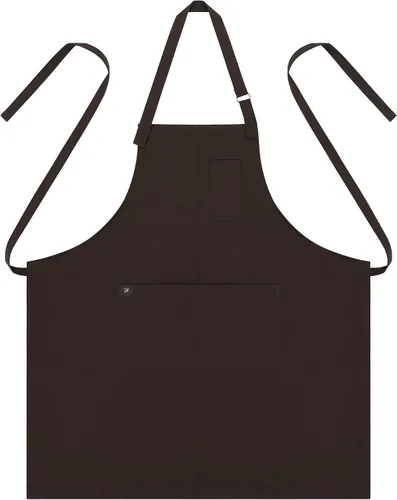 Miniatura 6 de a mont Delantales de chef para mujeres y hombres (protector seco estándar AA2095 y AA2095X) - Delantal con correa para el cuello con bolsillos de 33