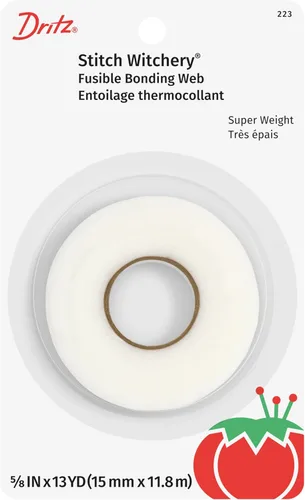 Miniatura 7 de Dritz - 227 1/4x20 Stitch Witchery 1/4inx 20yd, 1/4-pulgada X 20-yardas, blanco