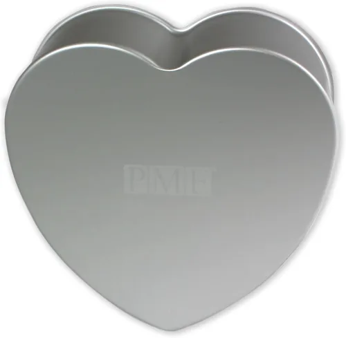 Miniatura 4 de PME Molde de aluminio anodizado para tartas con forma de corazón, 6 x 2 pulgadas de profundidad