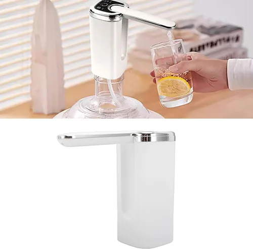 Miniatura 6 de Aramox Almacenamiento eléctrico de agua, dispensador de agua plegable de 5 galones, dispensador de almacenamiento de botellas recargable, portátil