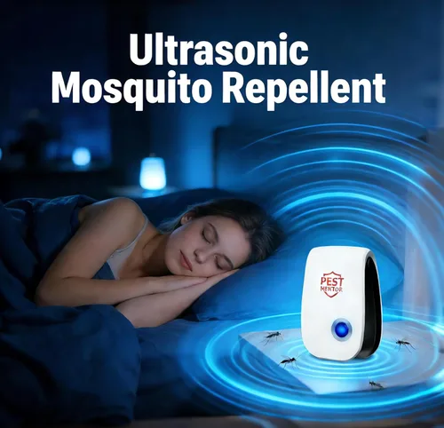 Miniatura 5 de Repelente ultrasónico de plagas, dispositivo repelente de roedores e insectos para ratones, ratas, cucarachas, hormigas, arañas, control de plagas