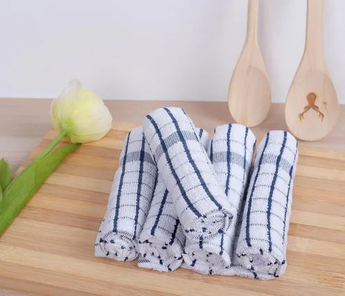 Miniatura 5 de AMOUR INFINI Juego de paños de cocina de 8 unidades - Ultra suaves, altamente absorbentes, paños de cocina de algodón de rizo de secado rápido