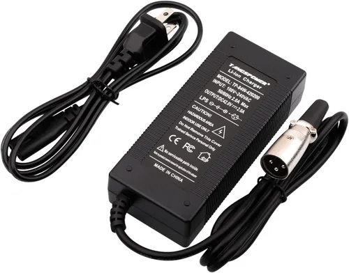 Miniatura 9 de Entrada de cargador de 42V 1.5A 100-240 VCA 42 voltios para batería de carga de repuesto 10S para Pocket Mod, Dirt Quad, cargador de fuente de Gris