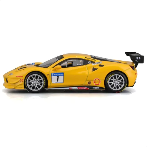 Miniatura 6 de Bburago B18-36306 43 Ferrari Racing 488 Challenge, Amarillo #1