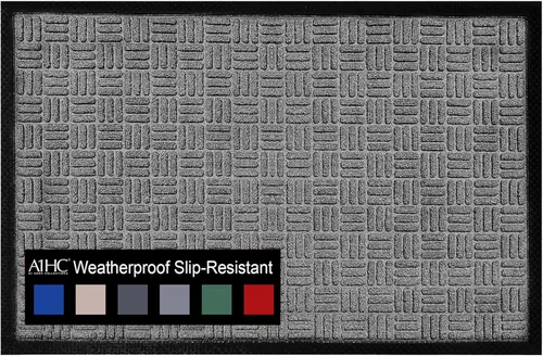 Miniatura 31 de A1HC - Tapete para interiores y exteriores, tapete antideslizante para puerta delantera, entrada, patio, garaje y oficina, tapete de bienvenida