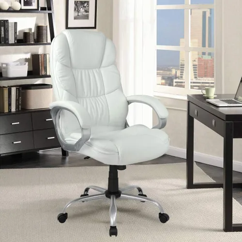 Miniatura 7 de Silla de oficina ergonómica, silla de escritorio barata, silla de computadora con brazos, moderna silla giratoria ejecutiva para dolor de espalda
