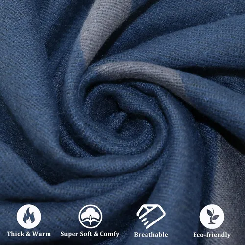 Miniatura 76 de Poncho chal para mujer, suéteres suaves y cálidos para mujer, parte delantera abierta, poncho de viaje para otoño, invierno y primavera