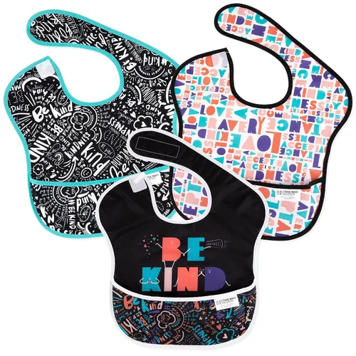 Miniatura 29 de Baberos Bumkins para Niña o Niño, SuperBib para Bebé y Niño Pequeño de 6-24 Meses, Imprescindible para Comer, Alimentar, Suministros de Destete LED