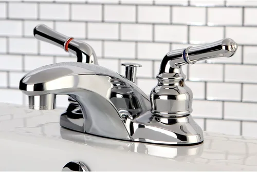 Miniatura 4 de Kingston Brass KB628 Magellan Grifo de lavabo con manija de palanca, 4-1/4 pulgadas, níquel cepillado cepillado níquel