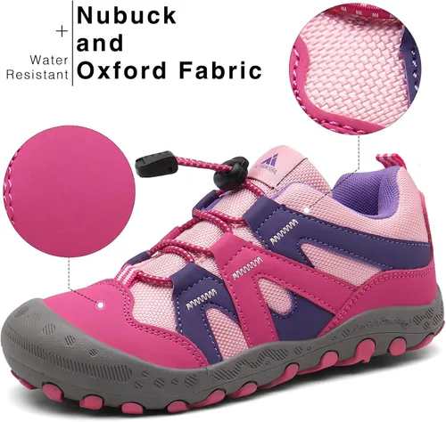 Miniatura 2 de Mishansha - Zapato deportivo de senderismo para niños y niñas antigolpes antideslizantes para caminar al aire libre y correr