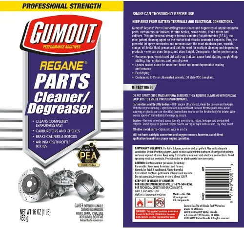 Miniatura 2 de Gumout 540001 Regane Limpiador y desengrasante de piezas, 15 oz.