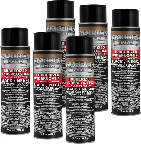 Miniatura 2 de Barrier Bond - Amortiguador de sonido de goma para revestimiento inferior, spray negro de 14.3 onzas, revestimiento inferior para vehículos