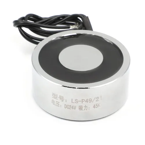 Miniatura 21 de Heyiarbeit 12V DC 50N Imán de elevación eléctrica electroimán solenoide Ascensor Holding 25mmx20mm