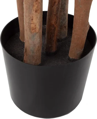 Miniatura 9 de Pure Garden - Planta de goma artificial, árbol sintético de 70 pulgadas con hojas de tacto natural, planta de interior realista en maceta