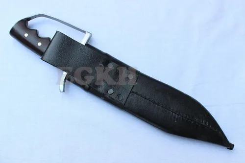 Miniatura 8 de Bowi grande de lucha D-Guard de 13 pulgadas, cuchillo Khukuri para exteriores, machete de hoja Kukri - Hecho a mano por EGKH Khukuri House Nepal