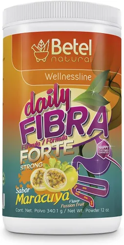 Betel Natural Fórmula diaria Fibra Forte/Fórmula fuerte - Limpieza extrema de colon maracuyá (Maracuya)