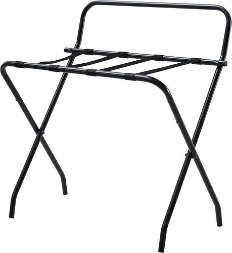 Miniatura 5 de KB Designs - Soporte plegable de metal para maleta, color negro