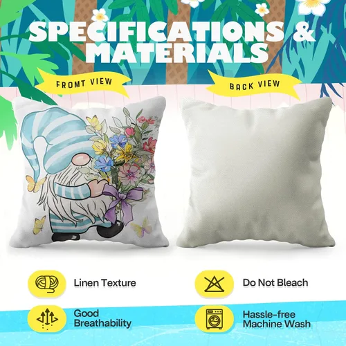 Miniatura 2 de Onerisly Fundas de almohada de primavera de 18 x 18 pulgadas, fundas de almohada, fundas de almohada de primavera para el hogar, decoración