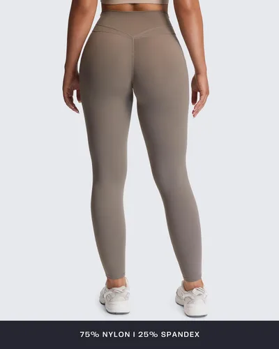 Miniatura 56 de Aoxjox Trinity - Pantalones de yoga de cintura alta con bolsillos para mujer, control de abdomen, cintura cruzada, leggings de entrenamiento suaves