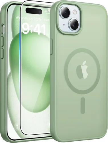 Miniatura 267 de FNTCASE - Funda para iPhone 16 Pro: magnética, mate, translúcida, de grado militar, protectora contra caídas, resistente, fina, duradera y a prueba